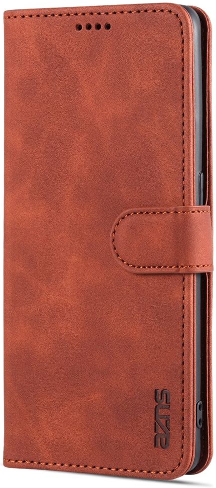 AZNS Oppo Reno 6 5G Hoesje Portemonnee Book Case Kunstleer Bruin afbeelding 7