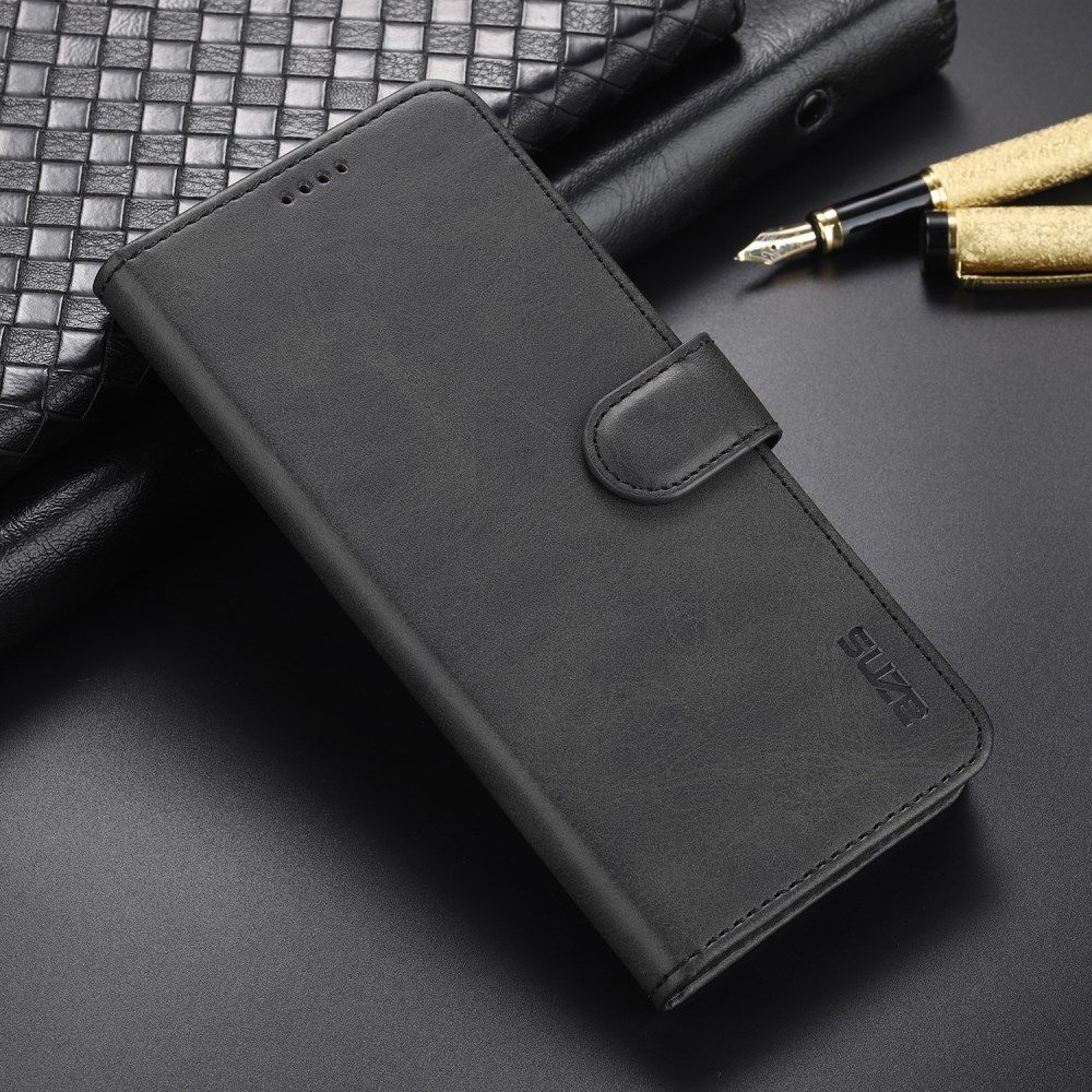 AZNS Oppo Reno 6 5G Hoesje Portemonnee Book Case Kunstleer Zwart afbeelding 5