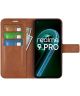Realme 9 Pro/OnePlus Nord CE 2 Lite Hoesje Wallet Book Case Bruin