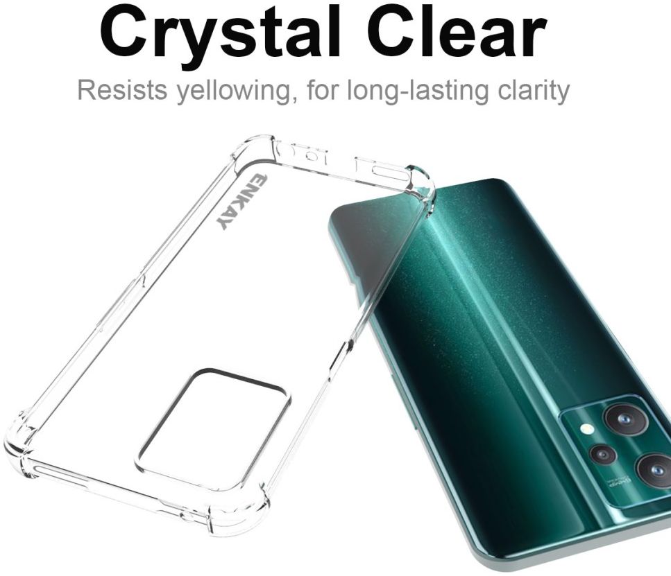ENKAY Realme 9 Pro Hoesje Schokbestendig TPU Back Cover Transparant afbeelding 4