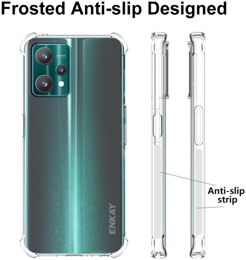 ENKAY Realme 9 Pro Hoesje Schokbestendig TPU Back Cover Transparant afbeelding 5