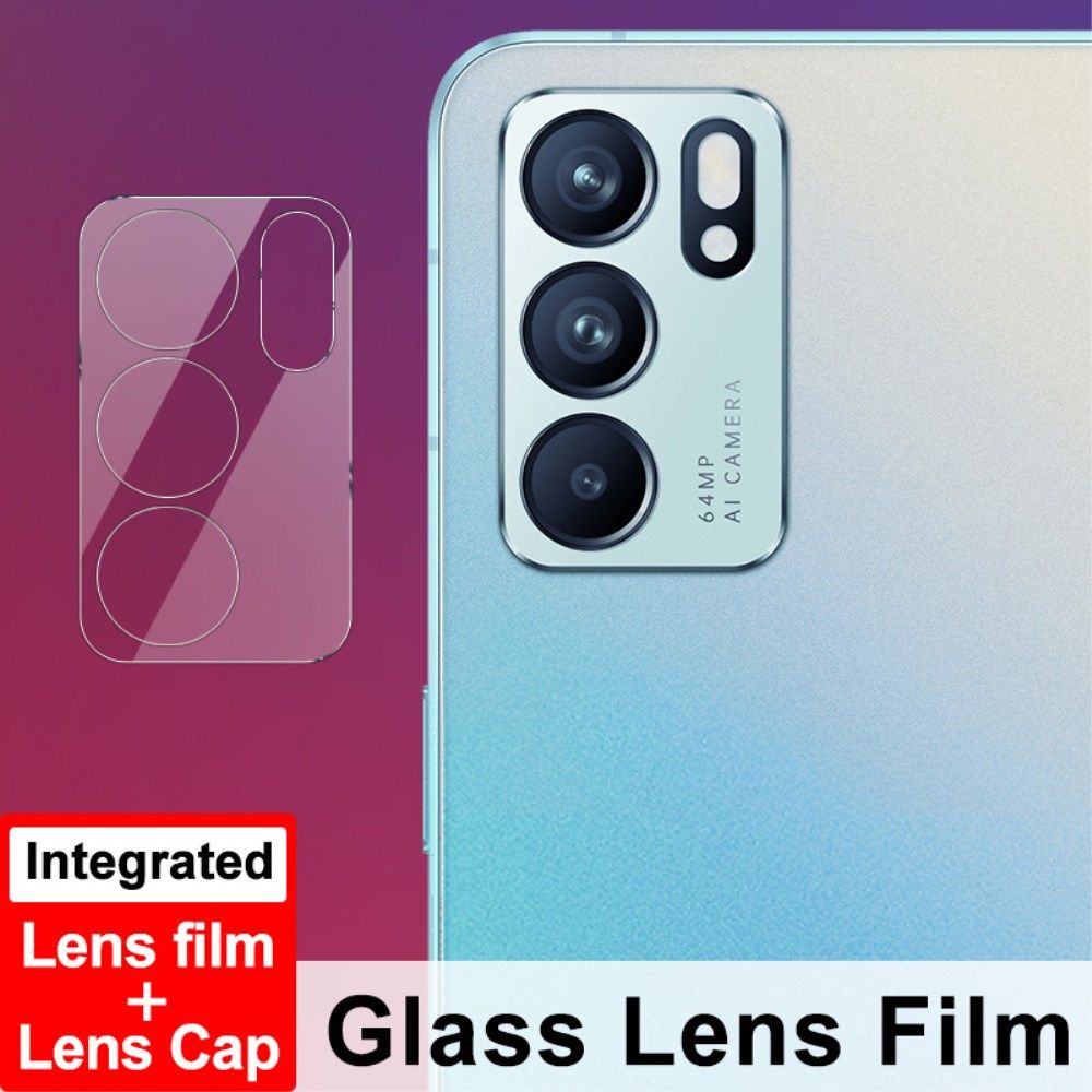Imak Oppo Reno 6 5G Camera Lens Protector + Lens Cap Clear afbeelding 3