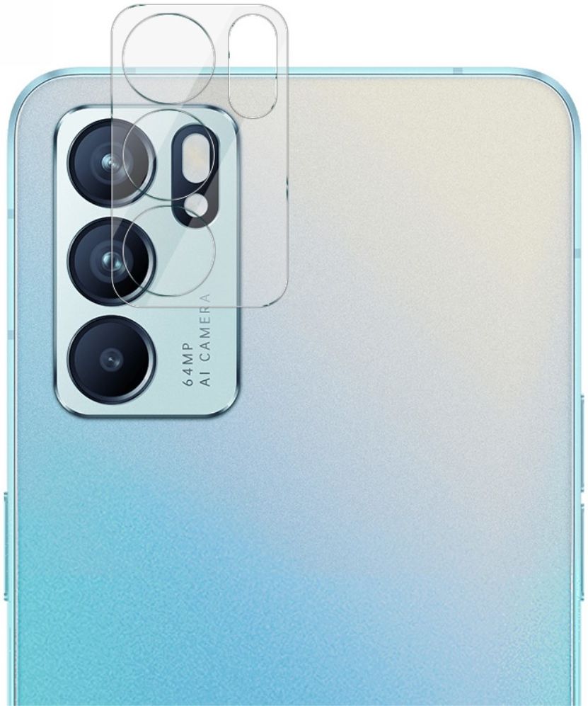 Imak Oppo Reno 6 5G Camera Lens Protector + Lens Cap Clear afbeelding 7