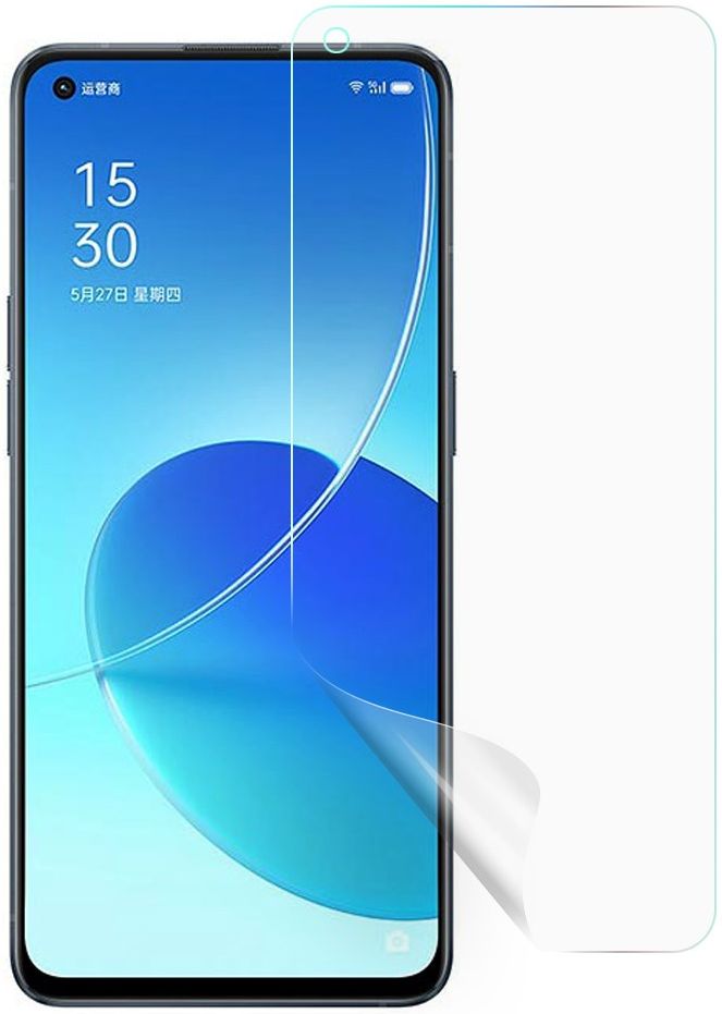 Oppo Reno 6 5G Screen Protector Ultra Clear PET Display Folie afbeelding 1