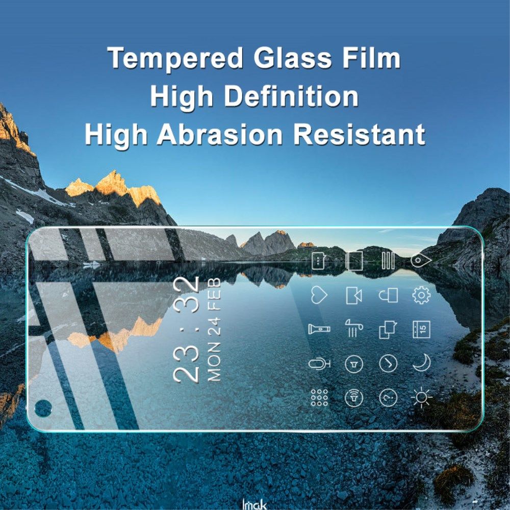 Imak Oppo Reno 6 5G Screen Protector 9H Anti-Explosie Tempered Glass afbeelding 3