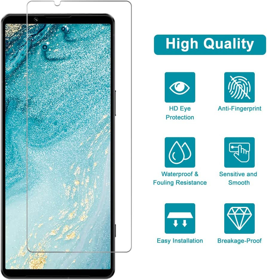 Sony Xperia 10 IV Screen Protector Ultra Clear PET Display Folie afbeelding 2