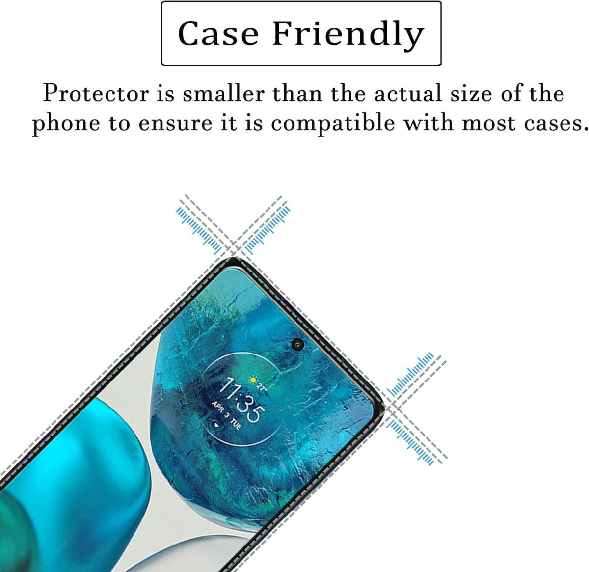 Motorola Moto G52 Screen Protector Ultra Clear PET Display Folie afbeelding 3