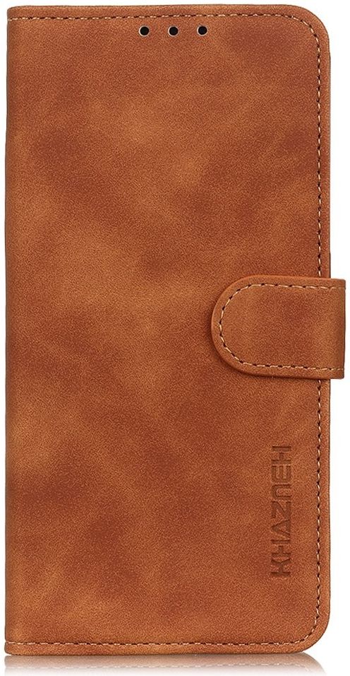 KHAZNEH OnePlus Nord 2T Hoesje Retro Wallet Book Case Kunstleer Bruin afbeelding 9