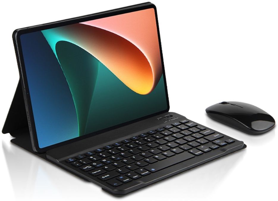 Xiaomi Pad 5 Hoes met Magnetisch Bluetooth Toetsenbord Book Case Zwart afbeelding 3