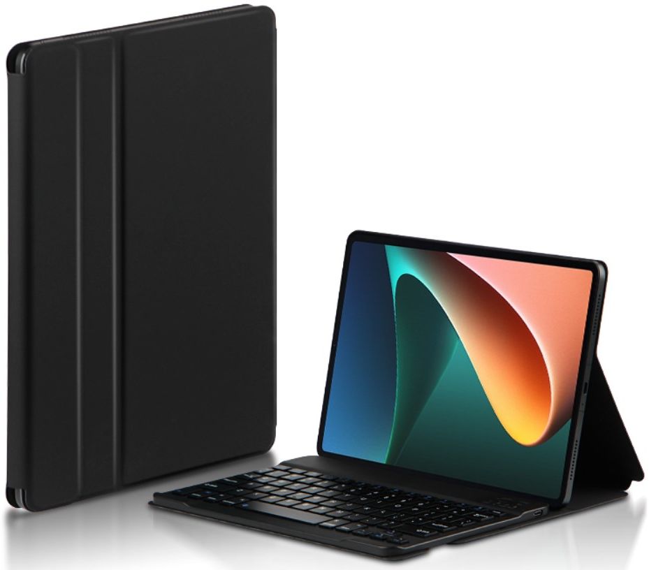 Xiaomi Pad 5 Hoes met Magnetisch Bluetooth Toetsenbord Book Case Zwart afbeelding 5