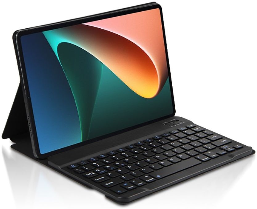 Xiaomi Pad 5 Hoes met Magnetisch Bluetooth Toetsenbord Book Case Zwart afbeelding 7
