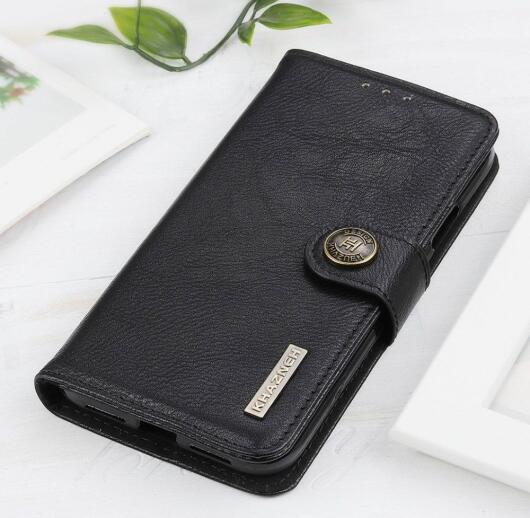 KHAZNEH Nokia C2-2E Hoesje Portemonnee Book Case Kunstleer Zwart afbeelding 3
