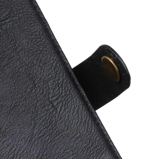 KHAZNEH Nokia C2-2E Hoesje Portemonnee Book Case Kunstleer Zwart afbeelding 6