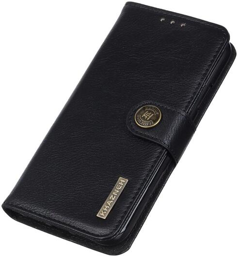 KHAZNEH Nokia C2-2E Hoesje Portemonnee Book Case Kunstleer Zwart afbeelding 7
