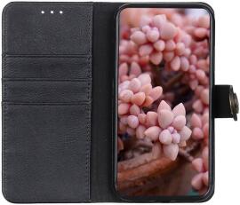 KHAZNEH Nokia C2-2E Hoesje Portemonnee Book Case Kunstleer Zwart