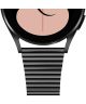 Universeel Smartwatch 20MM Bandje Metaal met Dubbele Gesp Zwart