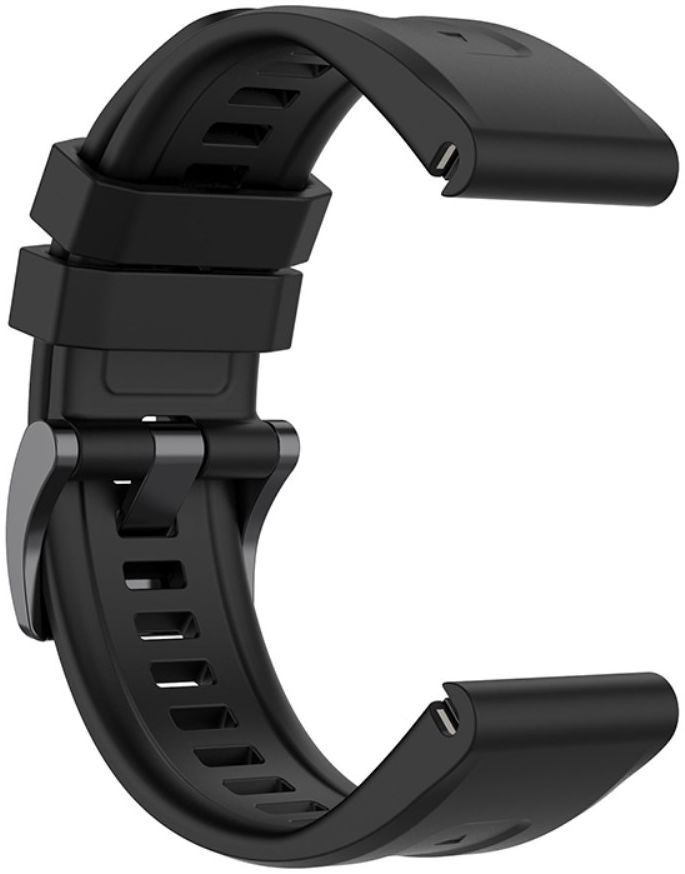 Universeel Garmin QuickFit 22MM Bandje Siliconen Gespsluiting Zwart afbeelding 5