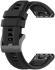 Universeel Garmin QuickFit 22MM Bandje Siliconen Gespsluiting Zwart afbeelding 4