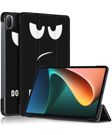 Xiaomi Pad 5 Hoes Tri-Fold Book Case met Angry Look Print Hoesjes
