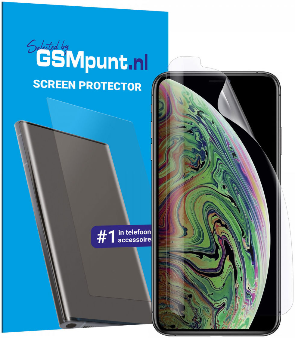 Apple iPhone XS Max Display Folie Case Friendly Screenprotector afbeelding 1