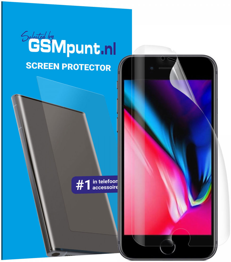 Apple iPhone 6+/7+/8+ Display Folie Case Friendly Screenprotector afbeelding 1