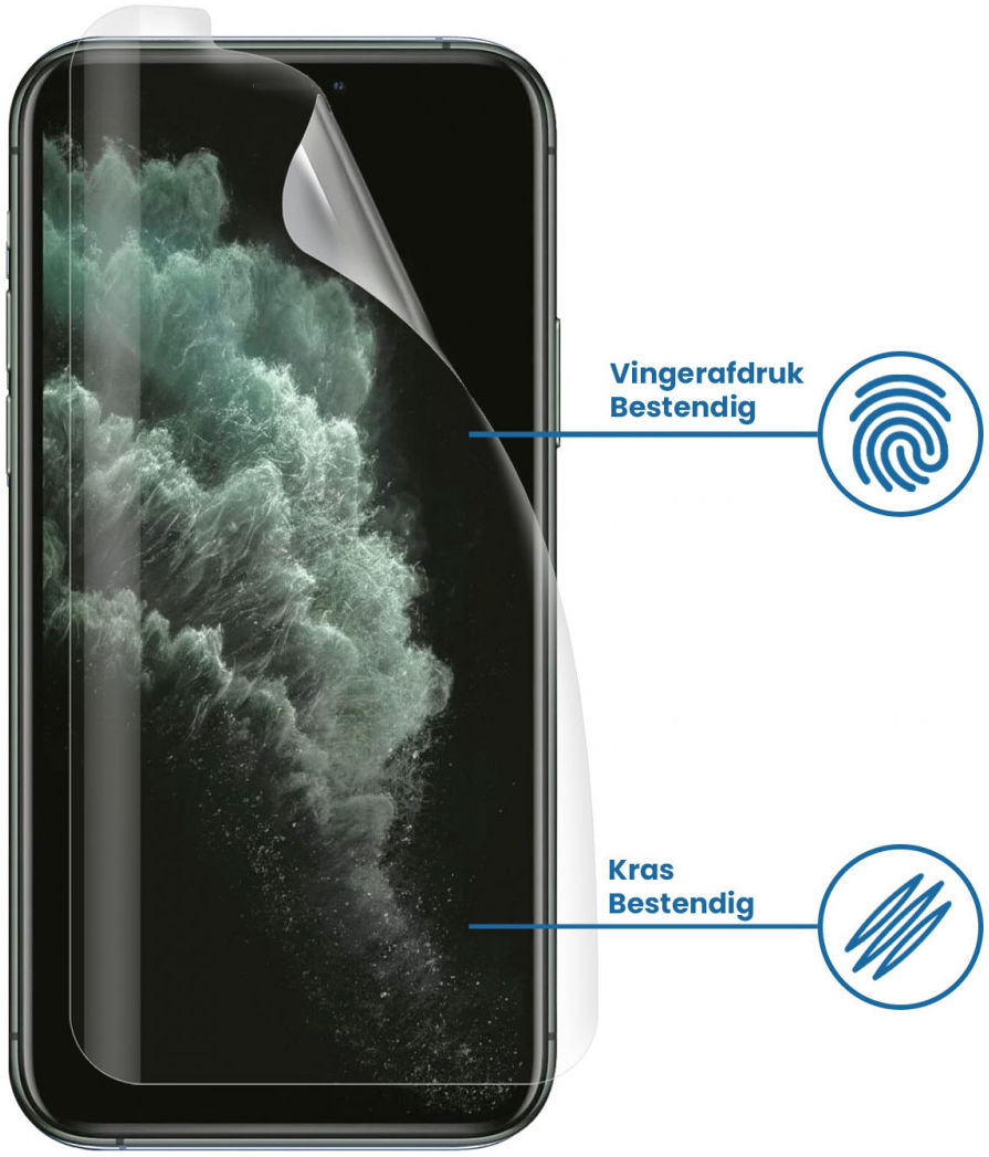 Apple iPhone 11 Pro Display Folie Case Friendly Screenprotector afbeelding 2