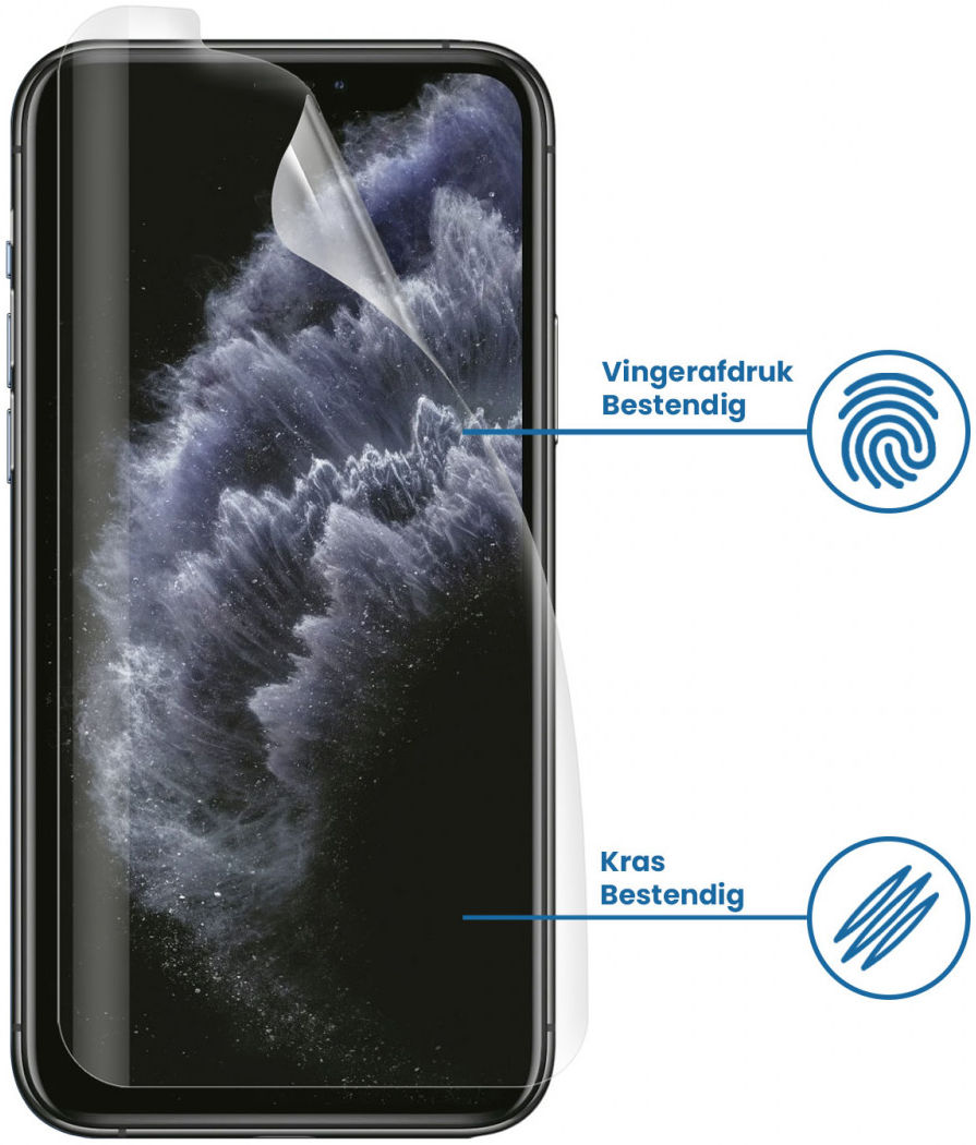iPhone 11 Pro Max Display Folie Case Friendly Screenprotector afbeelding 2