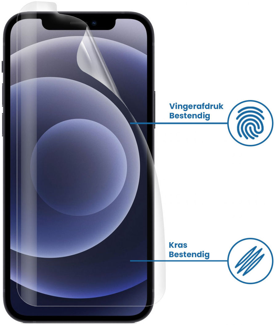 Apple iPhone 12/12 Pro Display Folie Case Friendly Screenprotector afbeelding 2