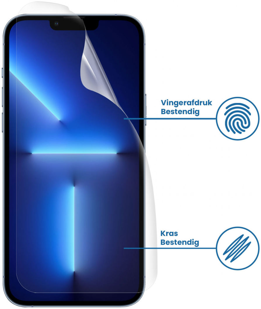 iPhone 13 Pro Max Display Folie Case Friendly Screenprotector afbeelding 2