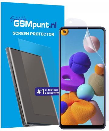 Samsung Galaxy A21s Display Folie Case Friendly Screenprotector Screen Protectors