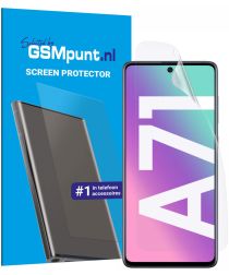 Samsung Galaxy A71 Display Folie Case Friendly Screenprotector
