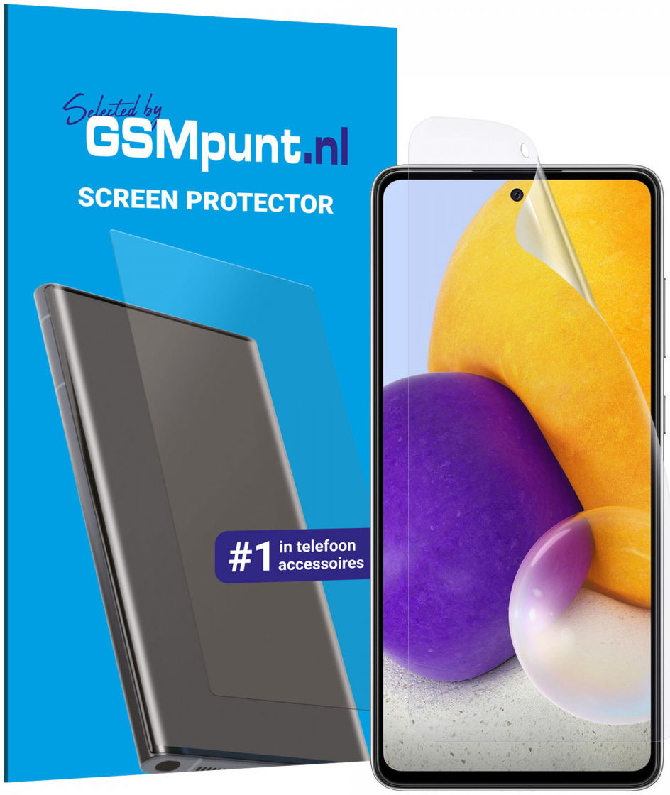 Samsung Galaxy A72 Display Folie Case Friendly Screenprotector afbeelding 1