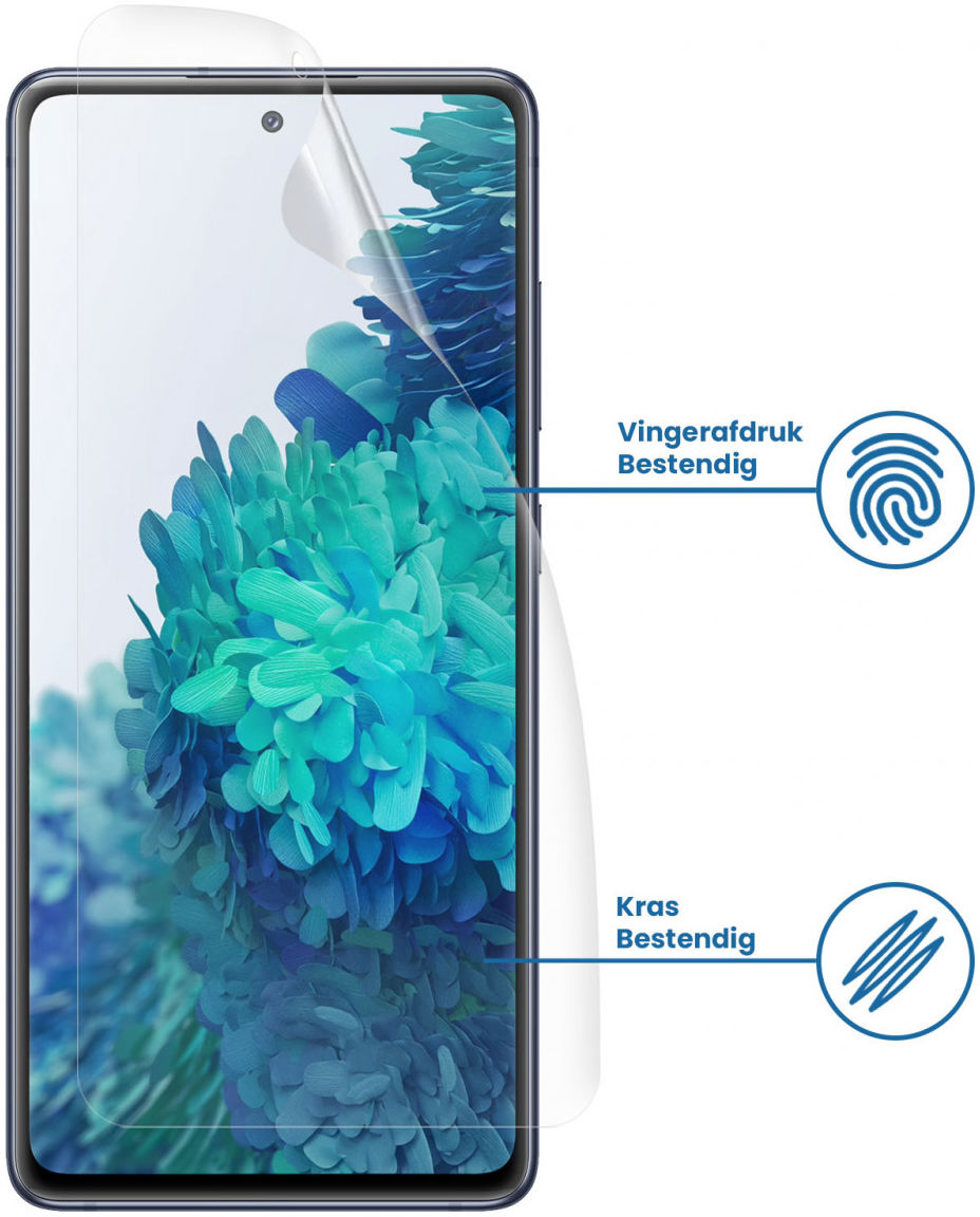 Samsung Galaxy S20 FE Display Folie Case Friendly Screenprotector afbeelding 2