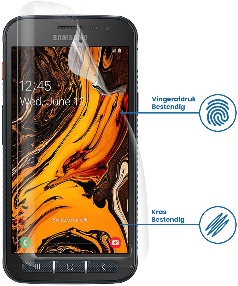 Samsung Galaxy Xcover 4 / 4s Display Folie Screenprotector afbeelding 2
