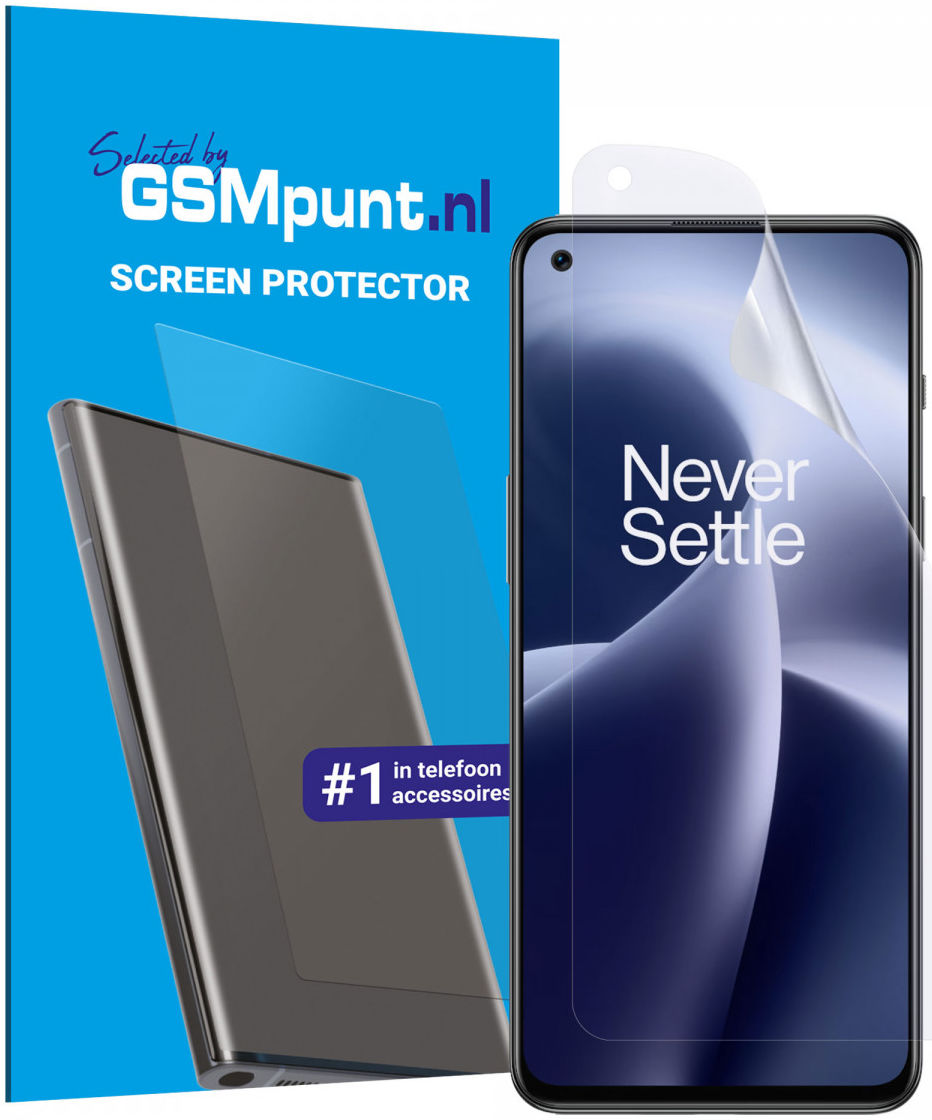 OnePlus Nord 2 / 2T Display Folie Case Friendly Screenprotector afbeelding 1