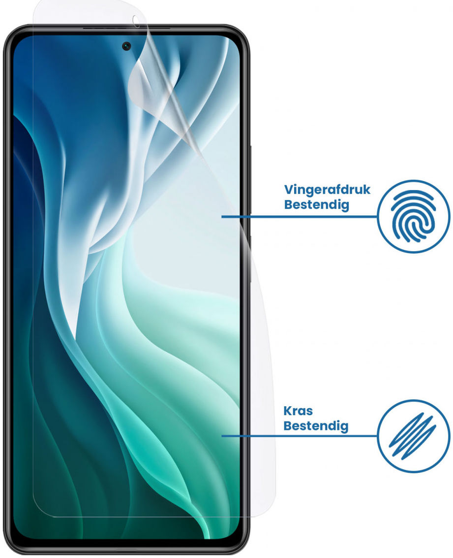 Xiaomi Mi 11i / Xiaomi Poco F3 Display Folie Screenprotector afbeelding 2