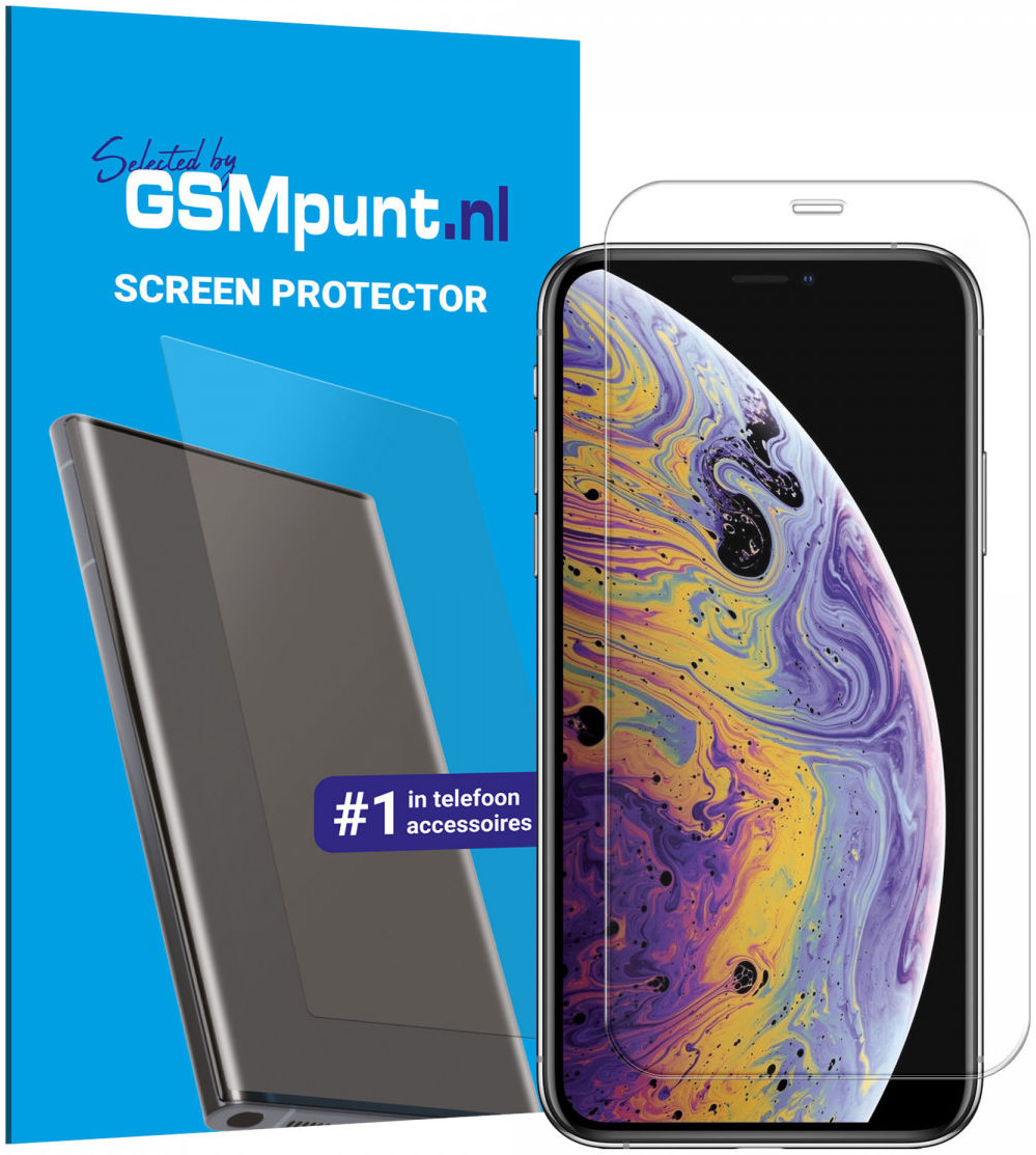 Apple iPhone X / XS Tempered Glass Case Friendly Screenprotector afbeelding 1