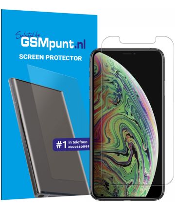 Apple iPhone XS Max Tempered Glass Case Friendly Screenprotector Screen Protectors