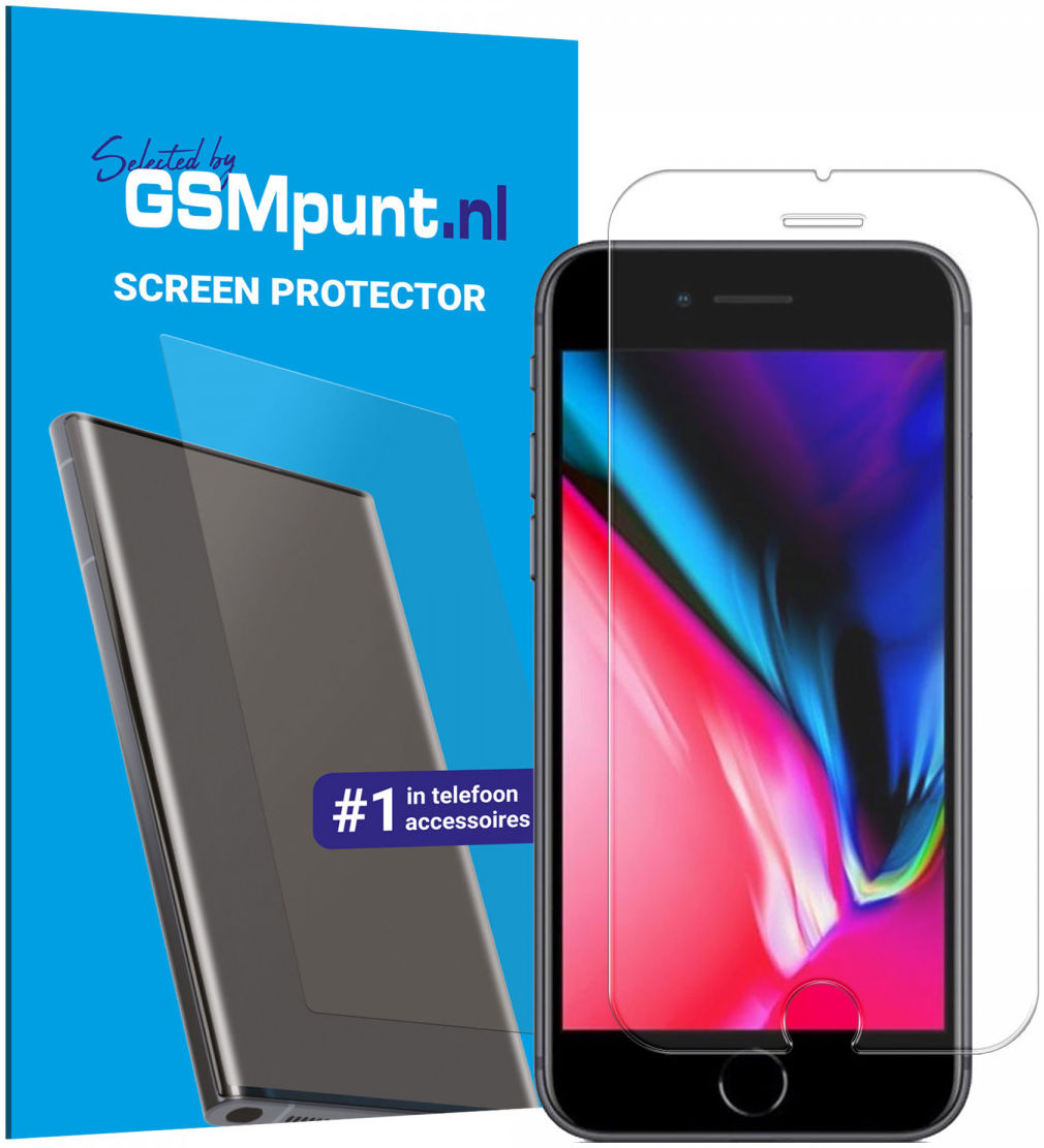 Apple iPhone 6+/7+/8+ Tempered Glass Case Friendly Screenprotector afbeelding 1