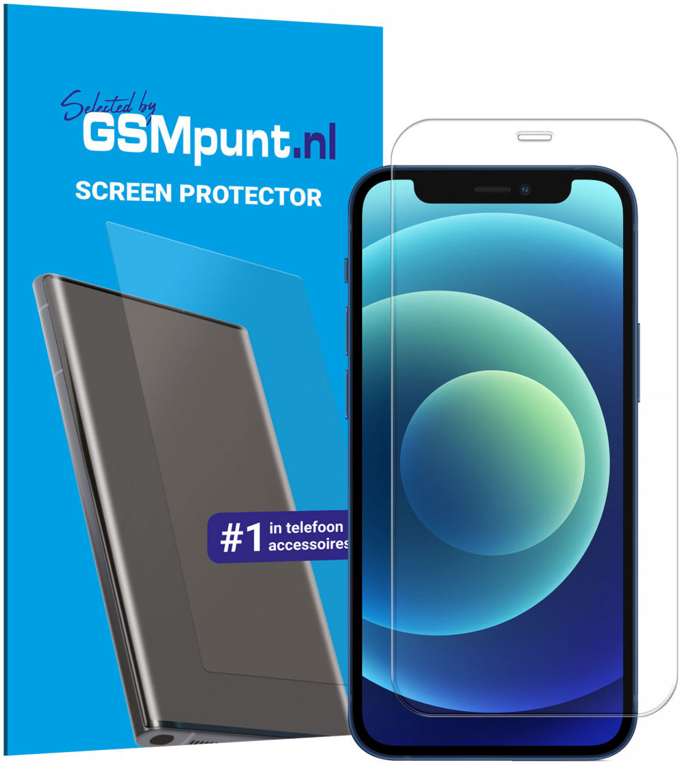 Apple iPhone 12 Mini Tempered Glass Case Friendly Screenprotector afbeelding 1