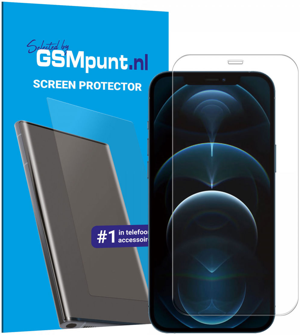 iPhone 12 Pro Max Tempered Glass Case Friendly Screenprotector afbeelding 1