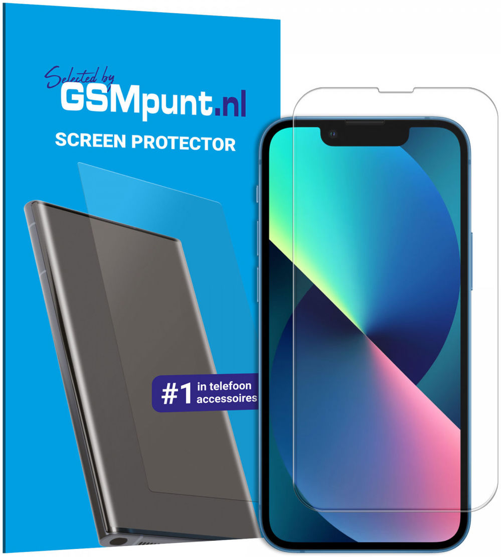 Apple iPhone 13 Mini Tempered Glass Case Friendly Screenprotector afbeelding 1