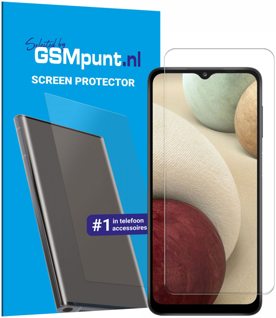 Samsung Galaxy A12 Tempered Glass Case Friendly Screenprotector afbeelding 1