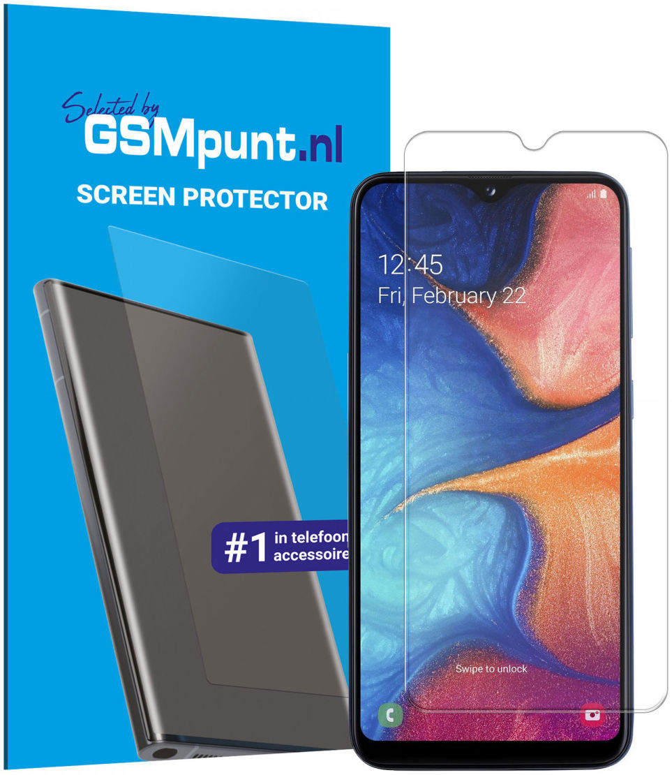 Samsung Galaxy A20e Tempered Glass Case Friendly Screenprotector afbeelding 1