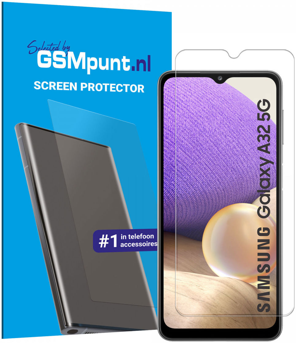 Samsung Galaxy A32 5G Tempered Glass Case Friendly Screenprotector afbeelding 1