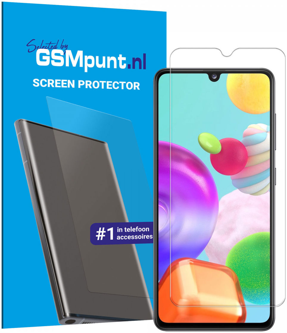 Samsung Galaxy A41 Tempered Glass Case Friendly Screenprotector afbeelding 1