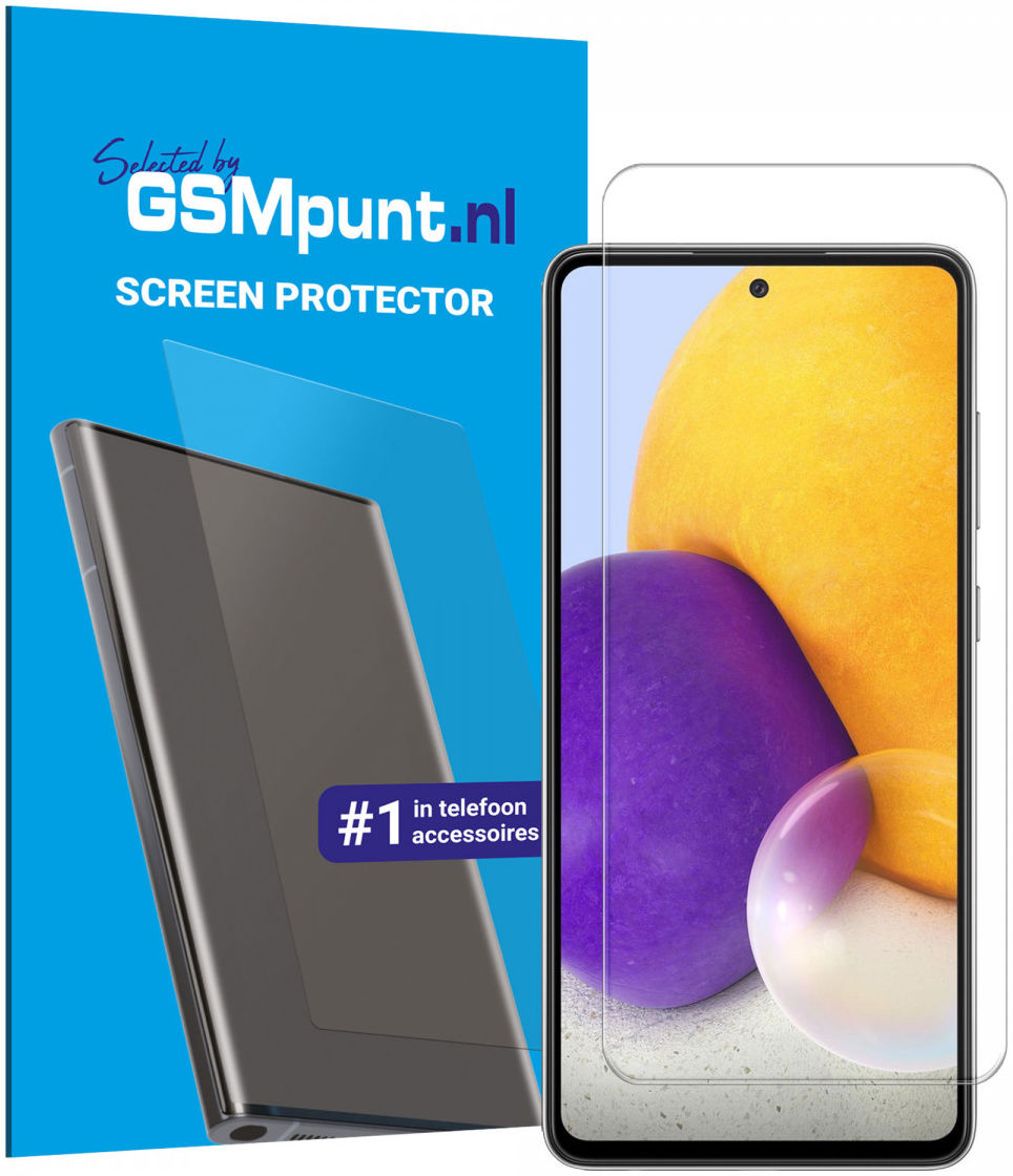 Samsung Galaxy A72 5G Tempered Glass Case Friendly Screenprotector afbeelding 1