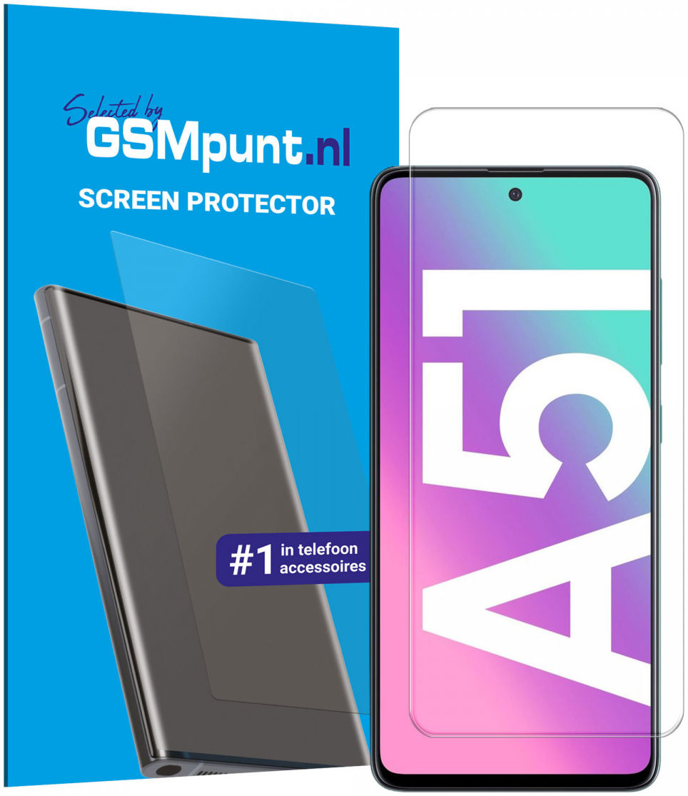 Samsung Galaxy A51 Tempered Glass Case Friendly Screenprotector afbeelding 1