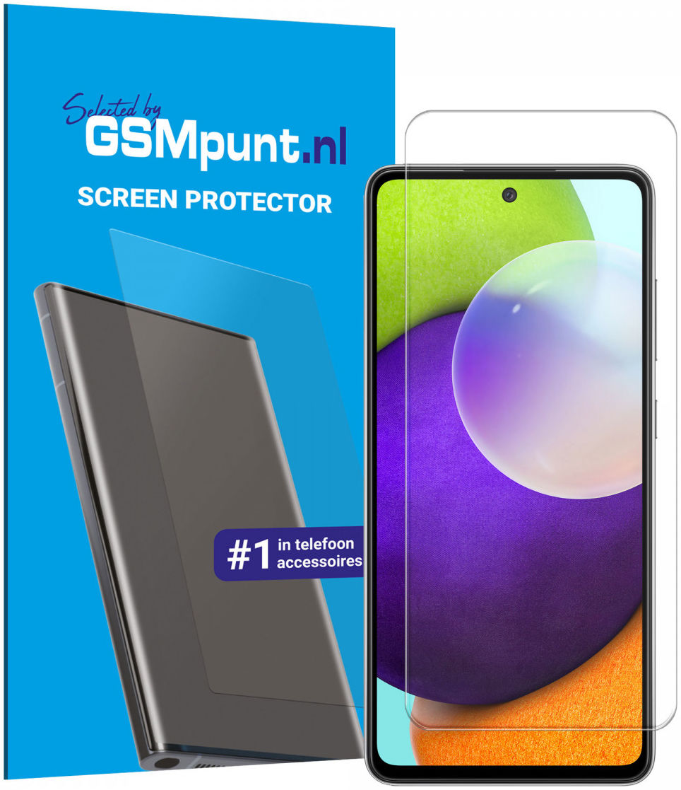 Samsung Galaxy A52 Tempered Glass Case Friendly Screenprotector afbeelding 1