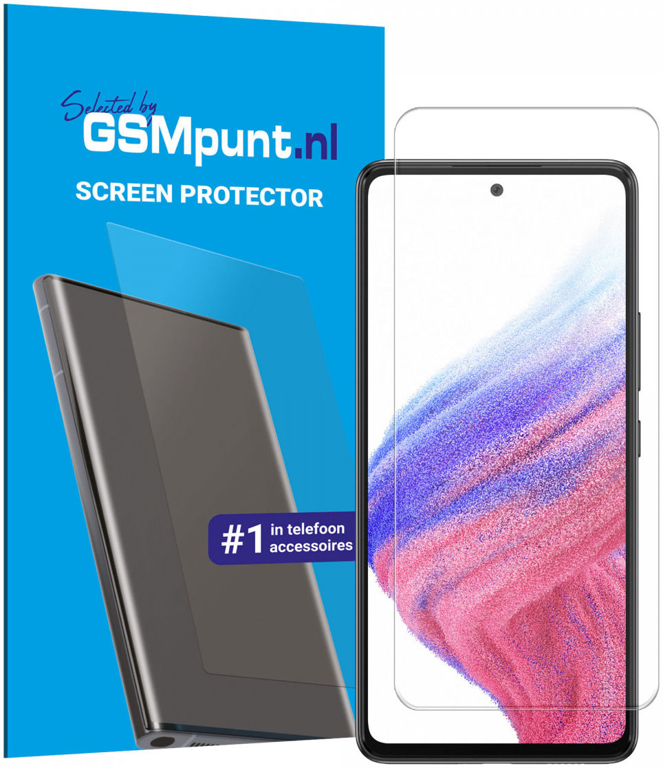 Samsung Galaxy A53 5G Tempered Glass Case Friendly Screenprotector afbeelding 1